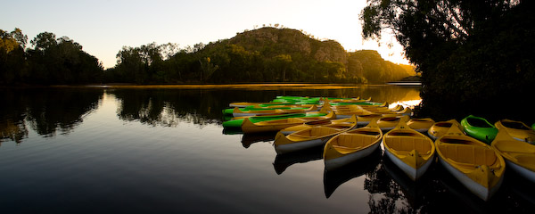 Canoes on the Katherine River